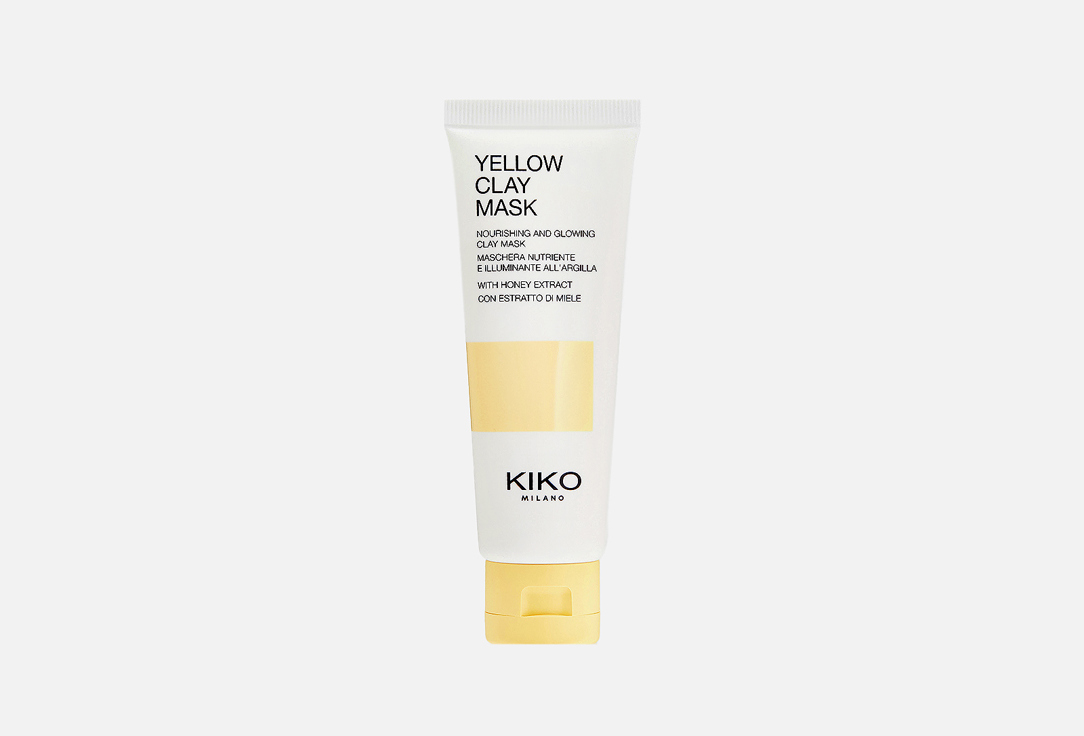цена Питательная и осветляющая маска для лица KIKO MILANO YELLOW CLAY MASK 50 мл