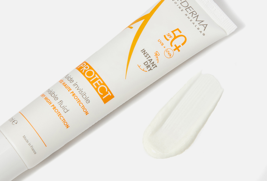 Солнцезащитный флюид A-Derma SPF50+ for normal and combination skin 