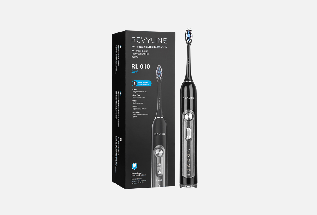 

Электрическая зубная щетка REVYLINE, RL 010 Black 1 шт
