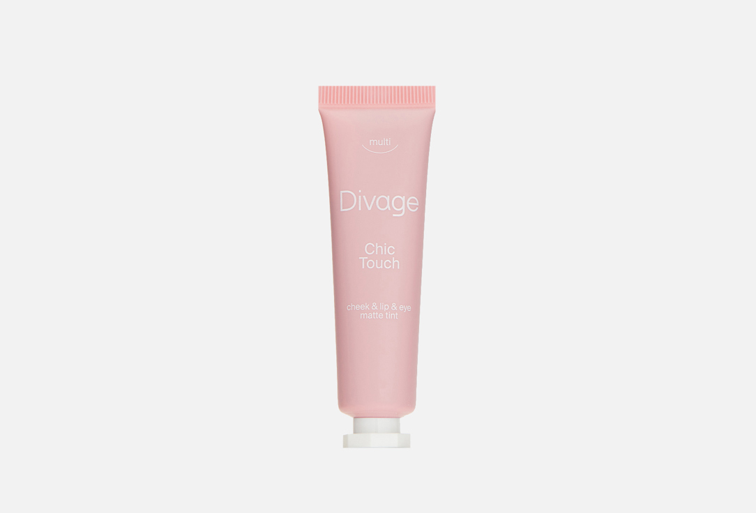 Тинт для губ и щек Divage Chic touch 01, Холодный розовый нюд