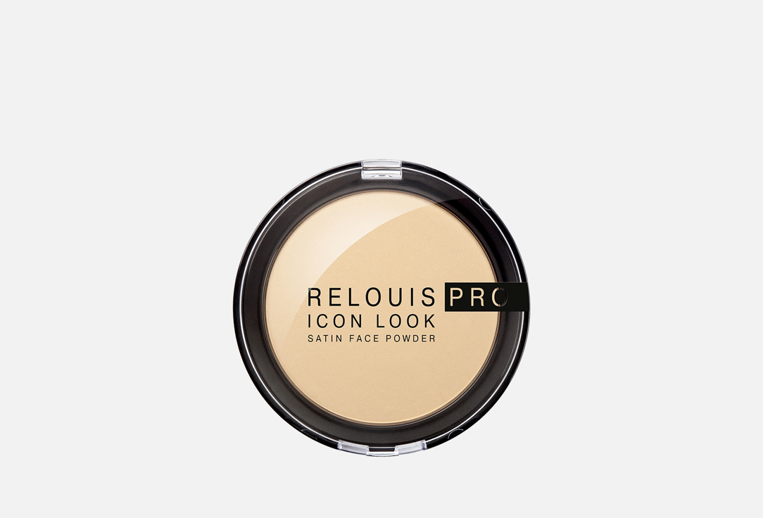 Компактная пудра для лица RELOUIS Pro Icon look satin 9 г