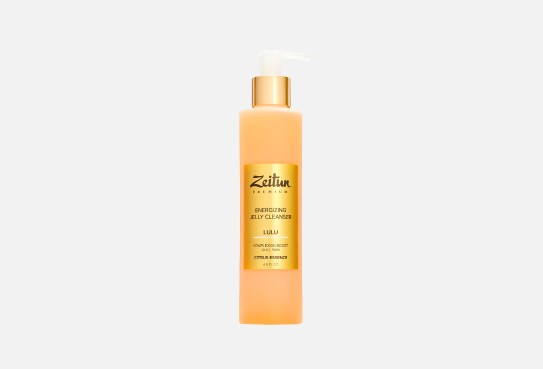 Гель для умывания для тусклой кожи с витамином С и мандарином ZEITUN Lulu Energizing Jelly Cleanser 200 мл гель для умывания энергетический lulu для тусклой кожи с витамином с и мандарином zeitun
