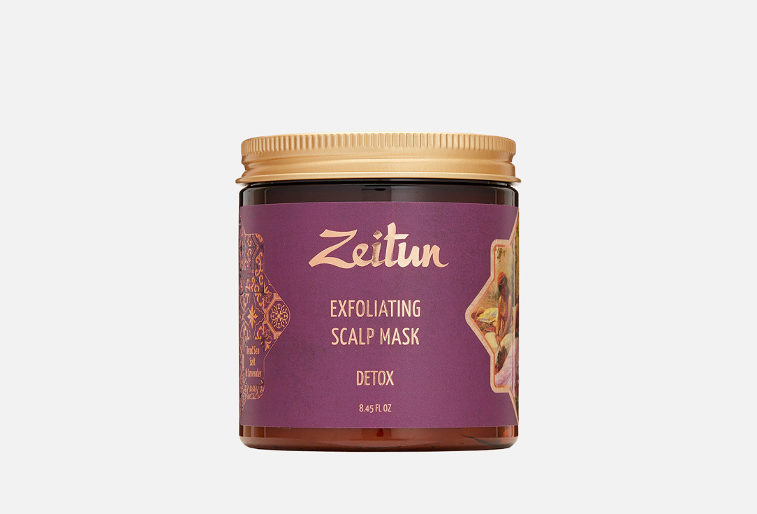 Изображение товара Травяная маска для волос Zeitun Detox Exfoliating Scalp Mask