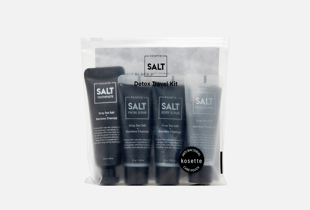 

Набор миниатюр KOSETTE, SALT DETOX TRIAL KIT 4 шт
