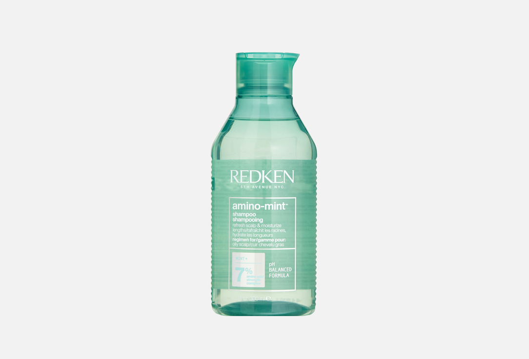 Шампунь для контроля жирности кожи головы и укрепления волос по длине Amino-Mint REDKEN Shampoo Prescription by redken Rk Scalp Care 300 мл