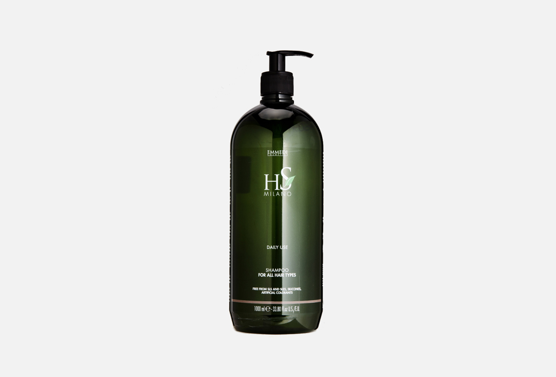 Шампунь для всех типов волос DIKSON HS Milano SHAMPOO DAILY USE FOR ALL HAIR TYPES 1000 мл шампунь для ежедневного применения для волос и тела care shampoo 1000мл