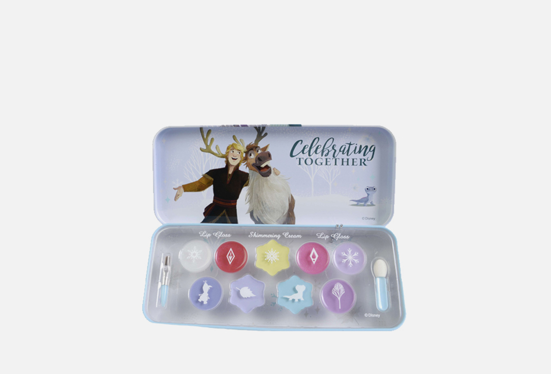 Игровой набор детской декоративной косметики для лица в пенале, мини MARKWINS Frozen 