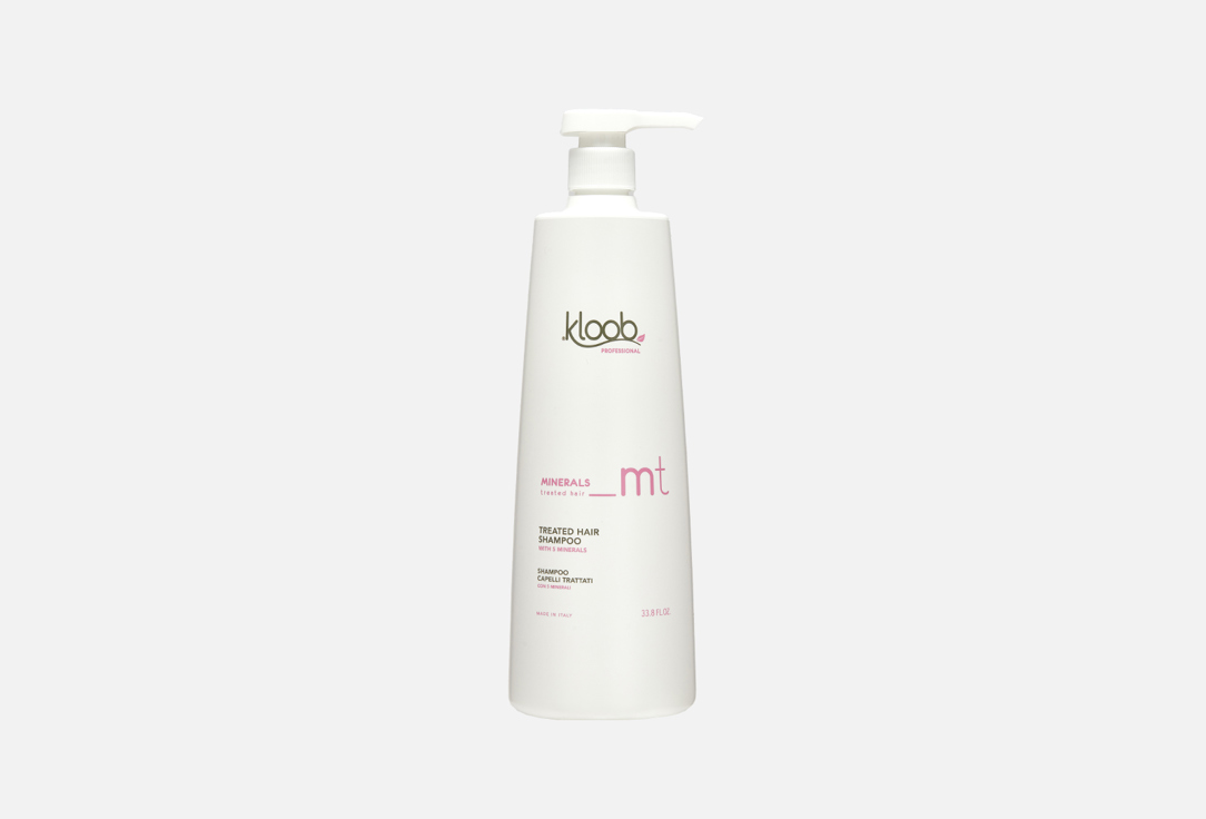 Шампунь для поврежденных волос KLOOB PROFESSIONAL Shampoo for damaged hair 1000 мл шампуни kloob шампунь для поврежденных волос