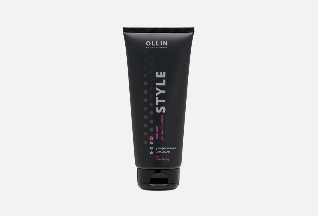 ollin лак для волос ollin professional style ультрасильной фиксации 500 мл Гель для укладки волос ультрасильной фиксации OLLIN PROFESSIONAL STYLE 200 мл
