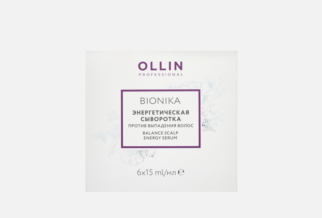 Изображение товара Энергетическая сыворотка против выпадения волос Ollin Professional BIONIKA для укрепления и роста в