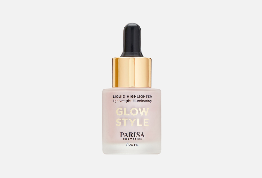 Жидкий хайлайтер для лица  Parisa Cosmetics Glow Style 03, Pearl