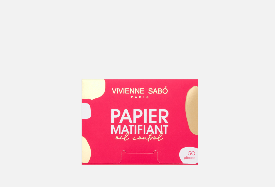 Изображение товара Матирующие салфетки VIVIENNE SABO Papiers Matifiants для мгновенного удаления жирного блеска