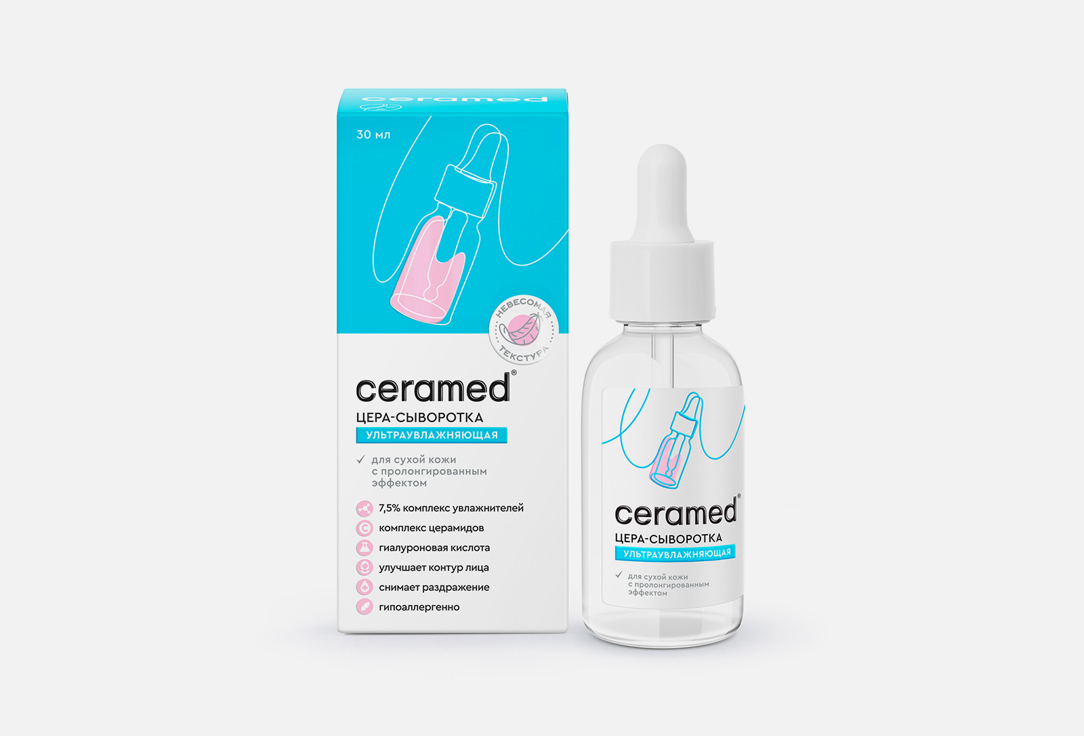 Изображение товара Ультраувлажняющая сыворотка для лица Ceramed hyaluronic acid