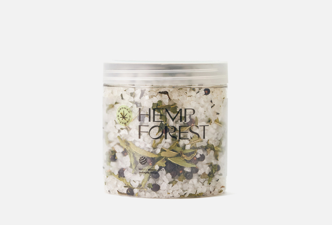 

Соль для ванн: Пихта, Эвкалипт, Гвоздика GROWER COSMETICS, HEMP FOREST 500 мл
