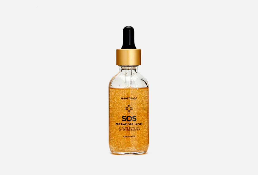 Изображение товара Премиальная сыворотка для лица PETIT RA SOS 24K Gold Serum 50 мл с эффектом лифтинга