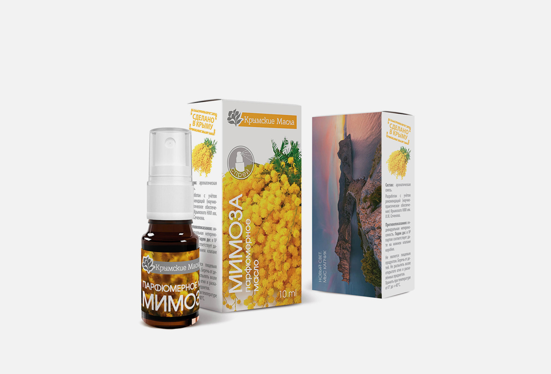 Ароматическое масло КРЫМСКИЕ МАСЛА Mimosa 10 мл парфюмерное масло спрей крымские масла инжир 5 мл
