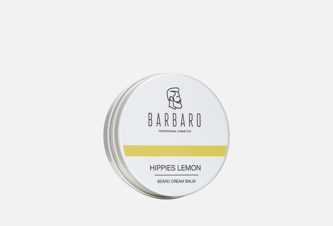 Крем-бальзам для бороды и лица BARBARO Hippies lemon 50 мл жёлтый бальзам yatim 50гр таиланд