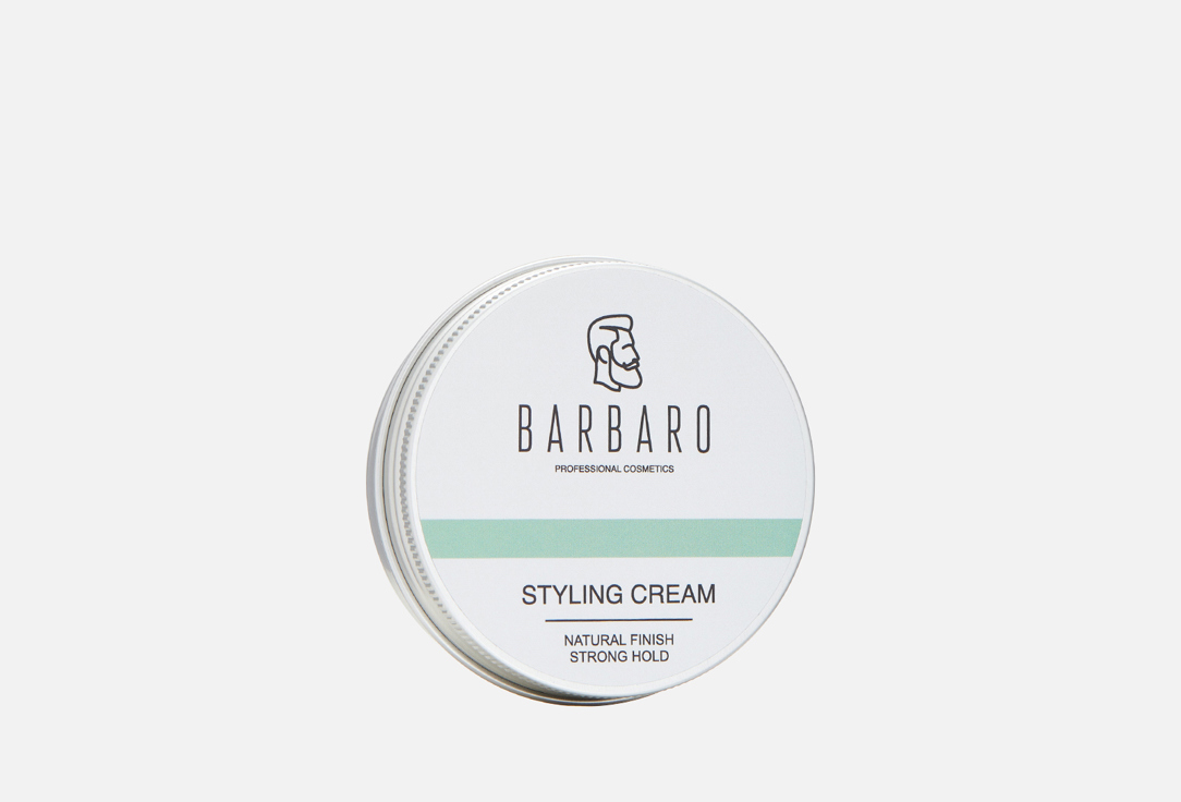 Крем для укладки волос естественный блеск, сильная фиксация BARBARO Styling cream  60 г
