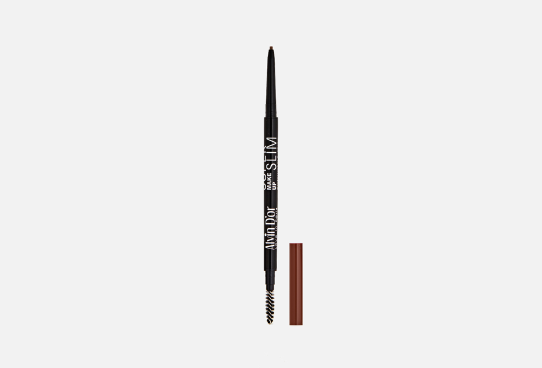 Карандаш для бровей механический с щеточкой ALVIN D'OR Super Slim 0.1 г