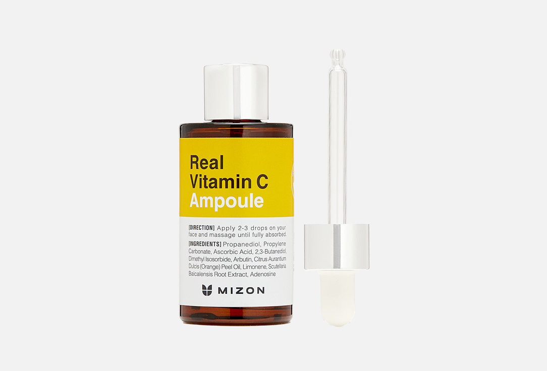 цена Сывороткадля лица MIZON Real Vitamin C Ampoule 30 мл