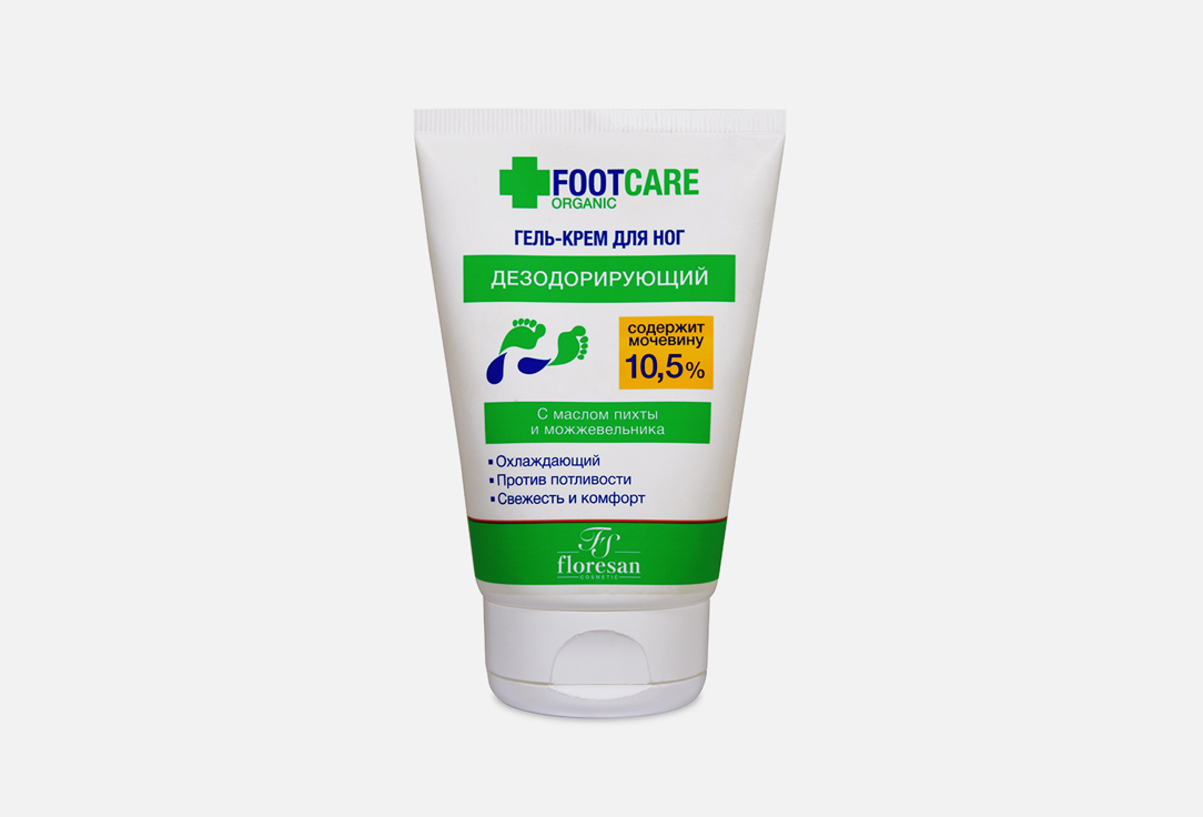 Гель-крем для ног охлаждающий дезодорирующий против потливости Floresan Gel-cream for legs cooling deodorizing against sweating  
