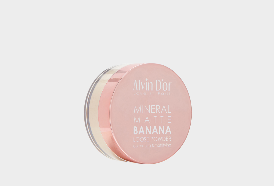Изображение товара Пудра рассыпчатая матовая Alvin D'or Mineral Matte Banana