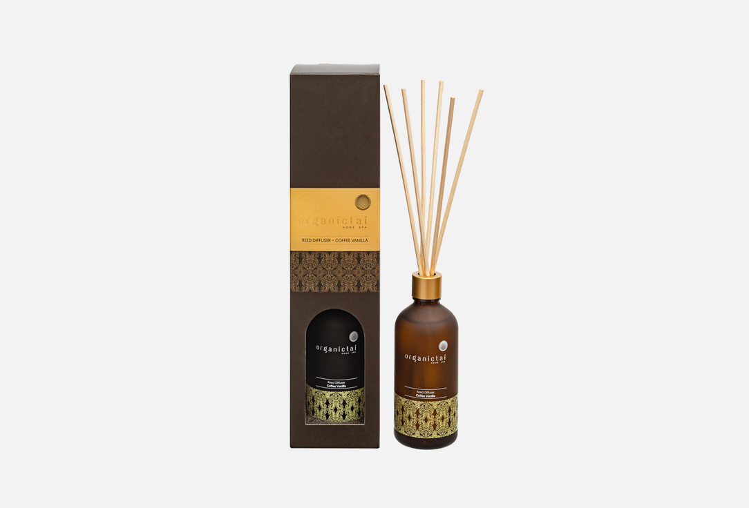 

Ароматический диффузор ORGANIC TAI, Reed diffuser coffee vanilla 100 мл
