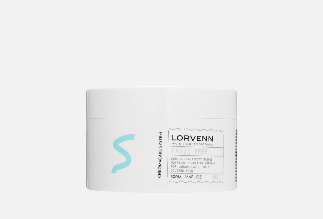 Изображение товара Маска для непослушных, вьющиеся - окрашенных волос LORVENN FRIZZ FREE