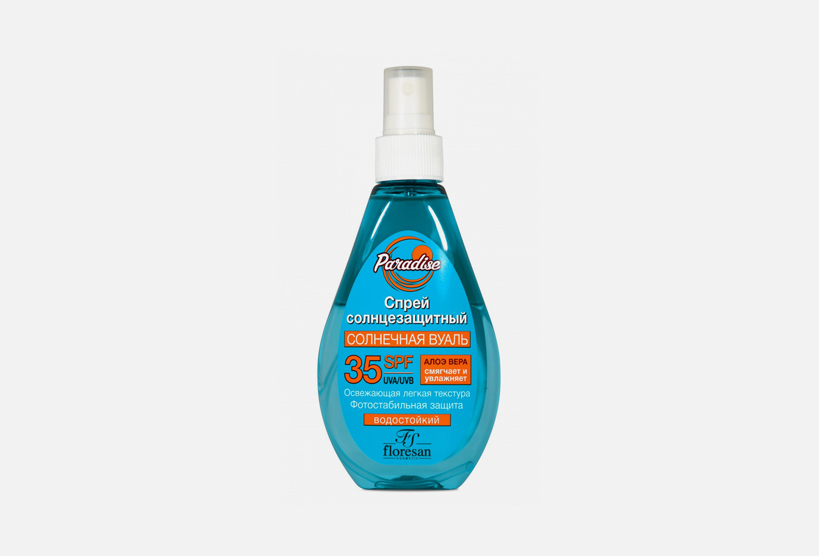 Floresan Солнцезащитный спрей SPF 35 aloe vera 160 мл — купить в Алматы ...