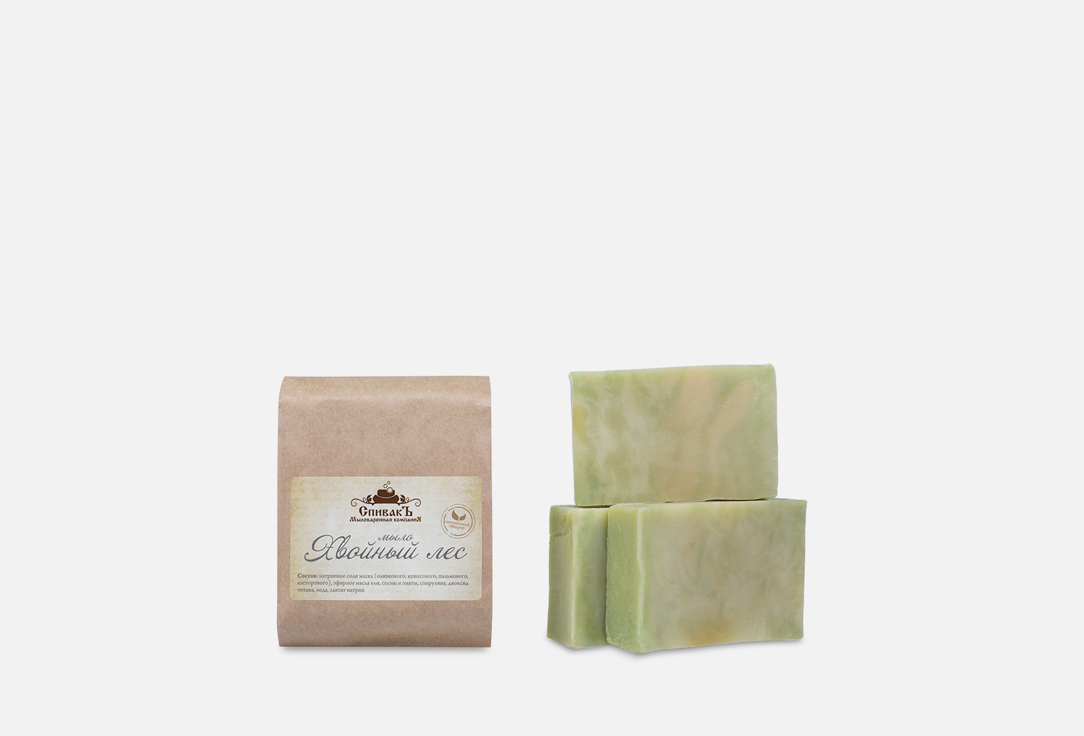 

Мыло (Крафт упаковка) СПИВАКЪ, Хвойный Лес 100 г