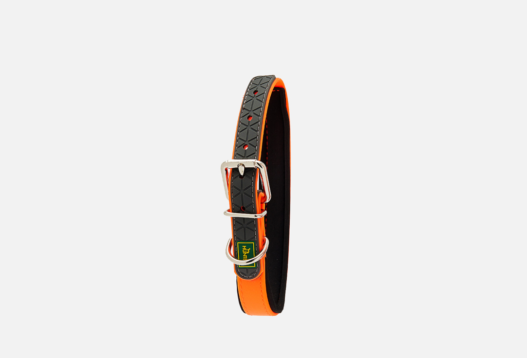 Ошейник для собак биотановый с мягкой горловиной  Hunter neon orange, 35 cm 