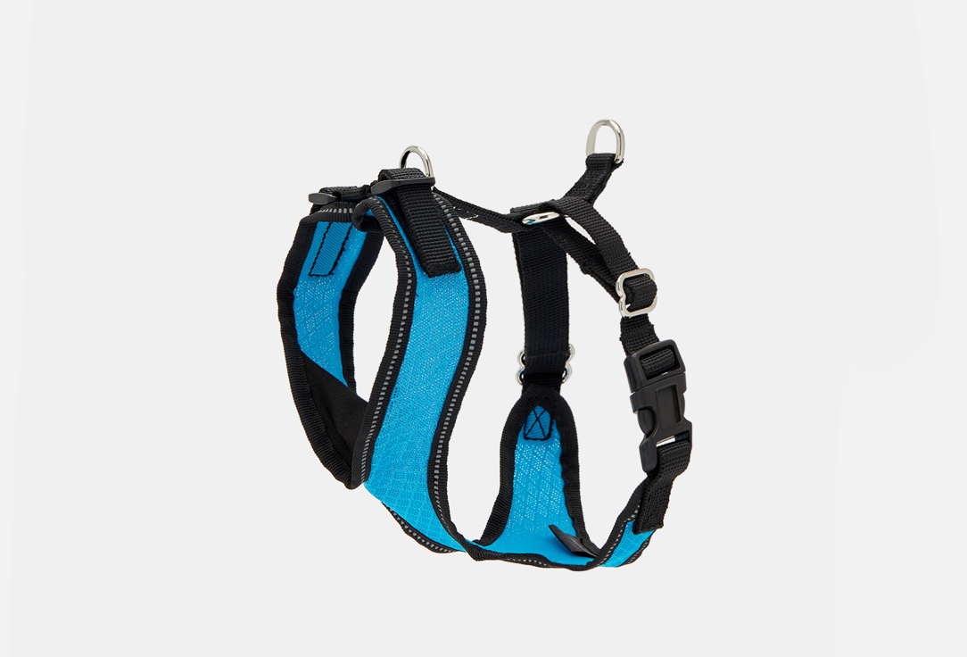 Шлейка для собак нейлон/сетчатый текстиль  Hunter Harness, blue 