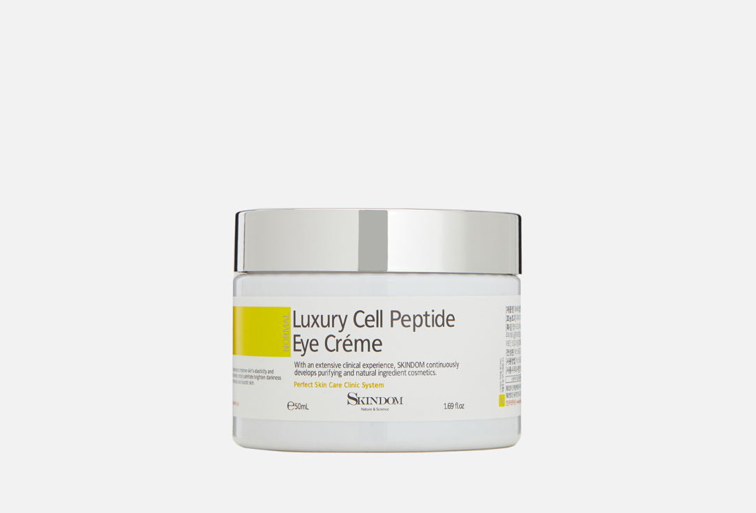 Крем для кожи вокруг глаз с элитными пептидами SKINDOM Luxury Cell Peptide Eye Cream 50 мл