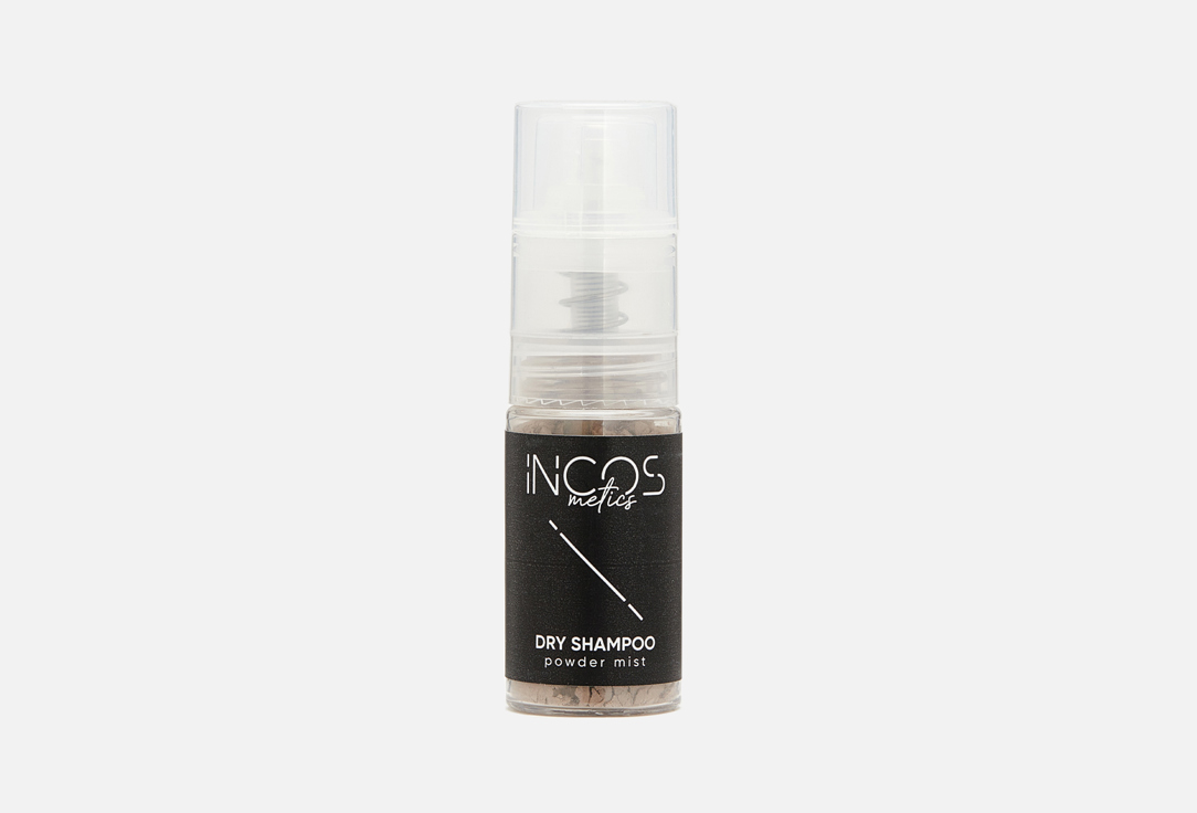 цена Оттеночный сухой шампунь в виде пудры для темных волос INCOS Powder mist brown 7.5 г
