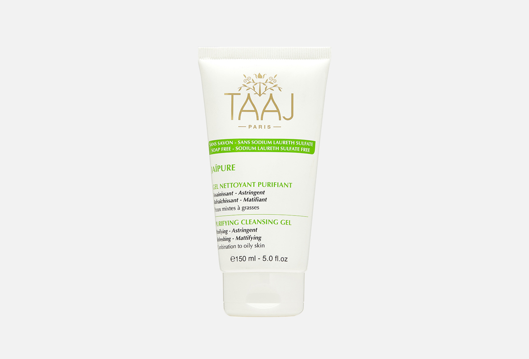 Очищающий гель для лица TAAJ PURIFYING CLEANSING GEL 150 мл