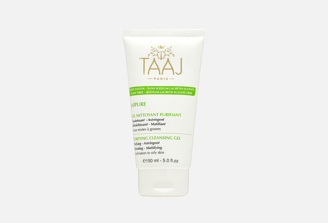 

Очищающий гель для лица TAAJ, PURIFYING CLEANSING GEL 150 мл