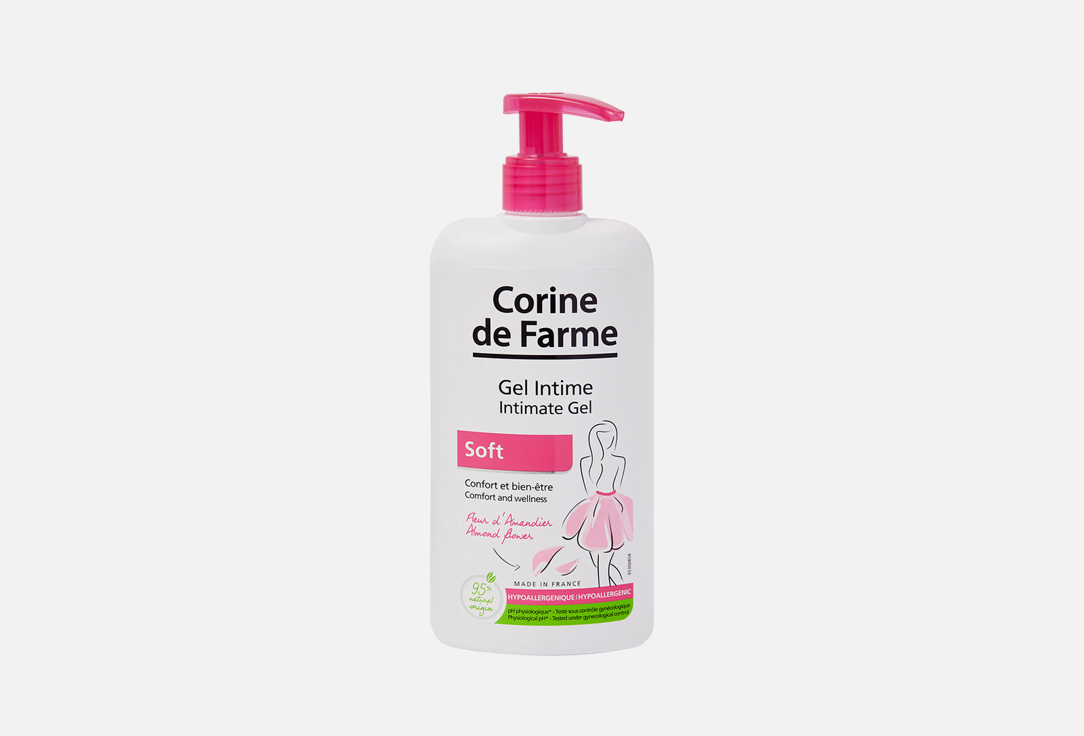 Гель для интимной гигиены ультрамягкий CORINE DE FARME Intimate gel Soft 250 мл гель corine de farme для интимной гигиены ультрамягкий 250мл х 3шт