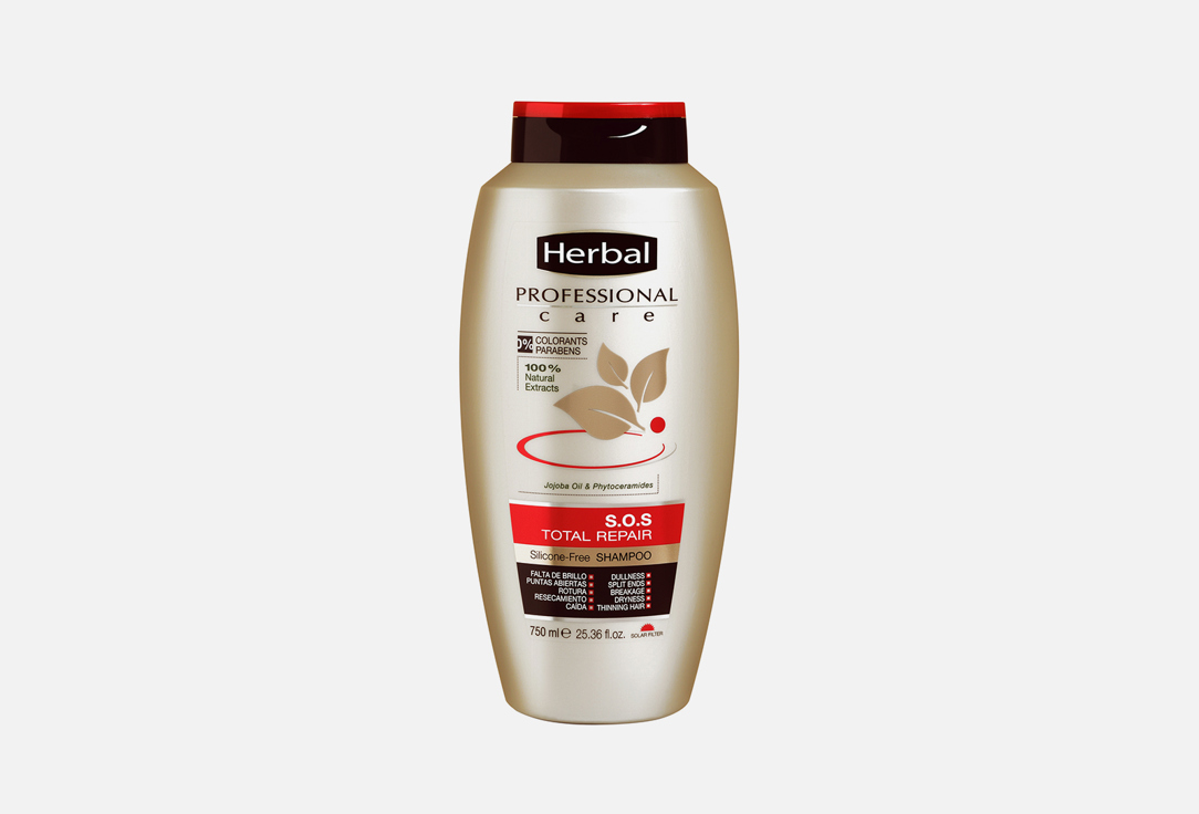 шампунь для волос herbal шампунь тотальное восстановление Шампунь Тотальное Восстановление HERBAL Total Repair Shampoo 750 мл