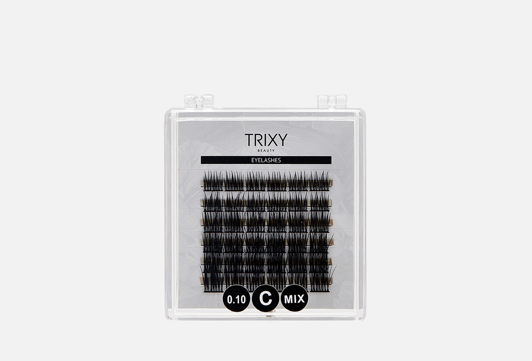 

Ресницы-пучки 604 TRIXY BEAUTY, Черный, Eyelashes Flames 36 шт