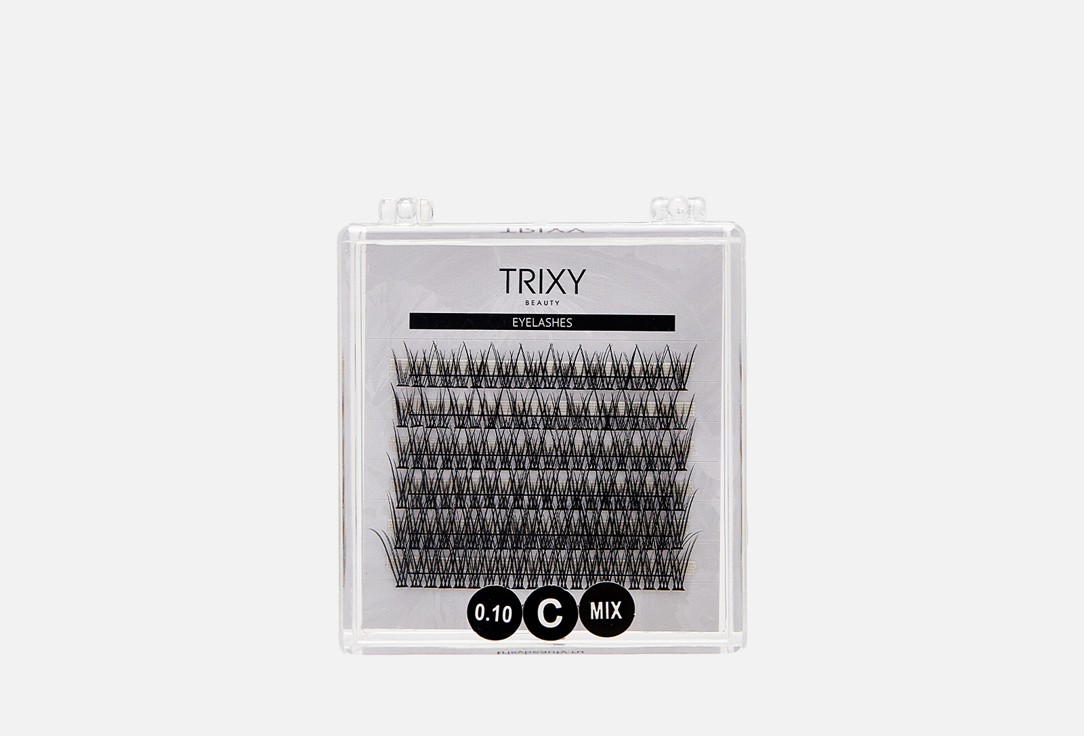

Ресницы-пучки 605 TRIXY BEAUTY, Черный, Eyelashes Hearts 120 шт