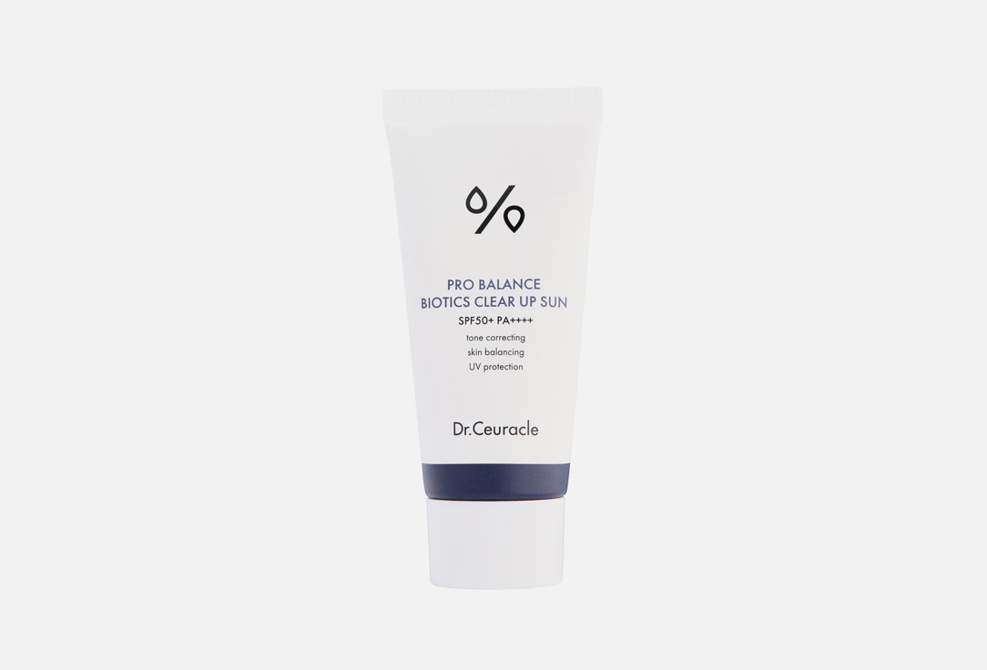 

Солнцезащитный крем для лица SPF 50+ PA++++ DR. CEURACLE, Pro Balance Clear 50 мл