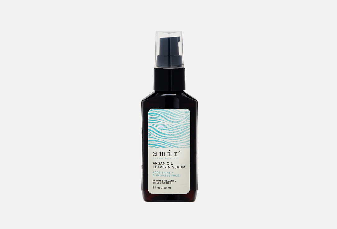 Несмываемая разглаживающая сыворотка для волос Amir Clean Beauty ARGAN OILLEAVE-IN SERUM 