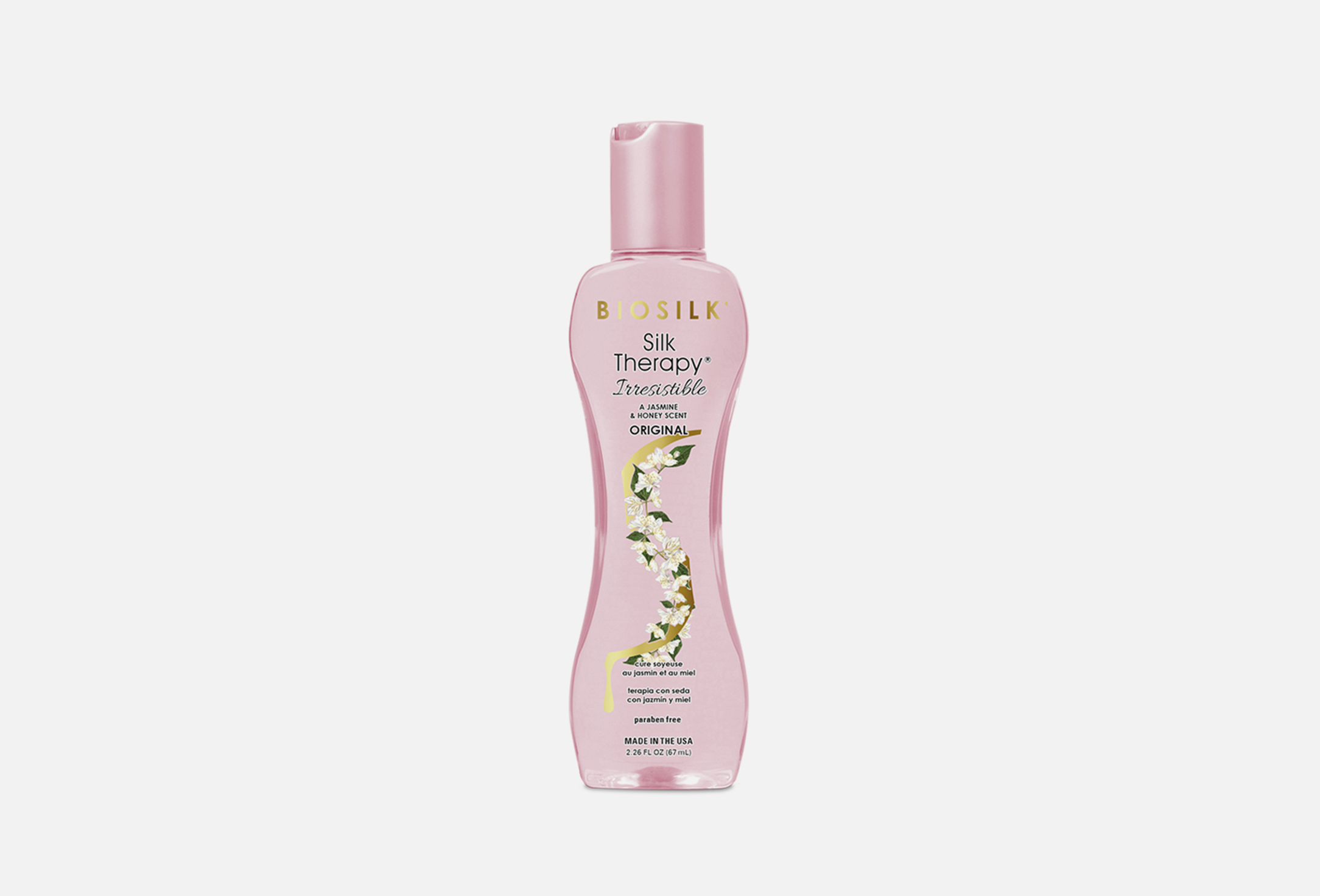 化粧下地 BIO-SIL SILK BODY SERUM Biosilk Несмываемая шелковая сыворотка с жасмином и медом