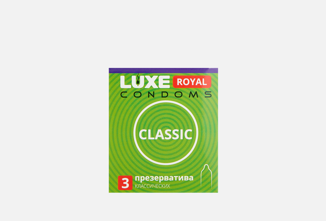 Изображение товара Презервативы гладкие Luxe ROYAL Classic длина 180 мм ширина 52 мм