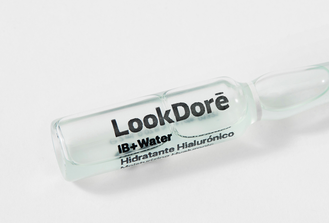 Концентрированная сыворотка в ампулах для интенсивного увлажнения, 1 х 2 мл LookDore IB+ WATER AMPOULES MOISTURISING HYALURONIC 