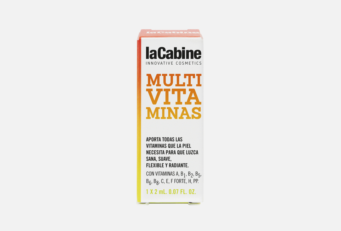 Концентрированная сыворотка в ампулах с 11 витаминами, 1 х 2 мл LACABINE LaCabine- MULTIVITAMINS AMPOULES 2 мл