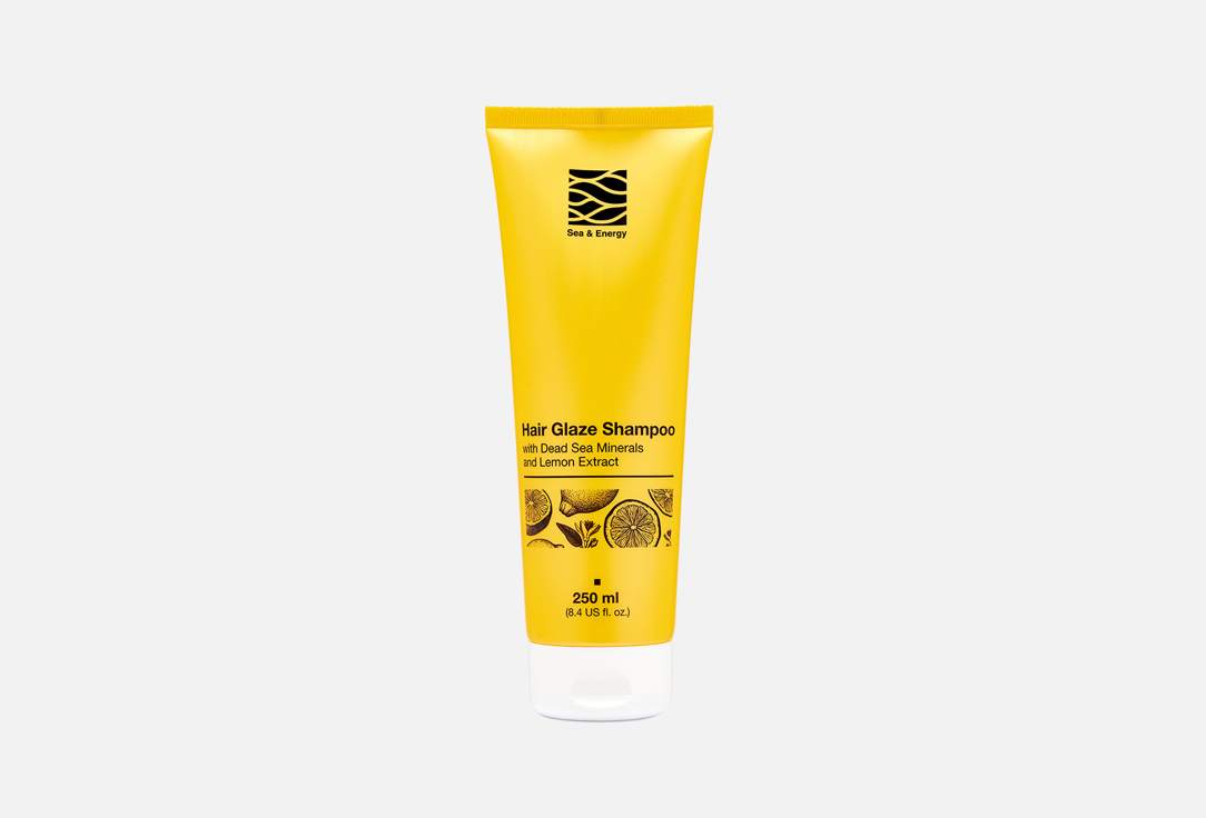 Шампунь для придания блеска волосам с экстрактом дикого лимона Sea&Energy Dead Sea Minerals and Lemon Extract  