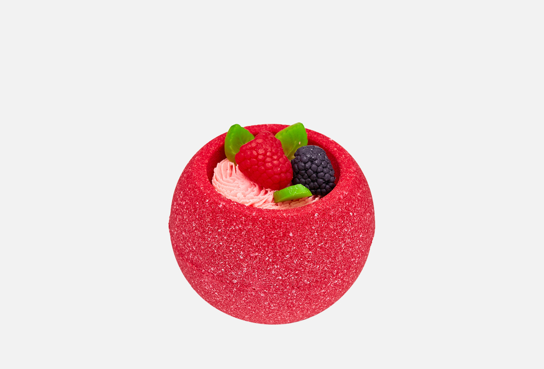 Супербомба для ванны FABRIK COSMETOLOGY Raspberry dessert 1 шт соль для ванны малиновый десерт 100 г