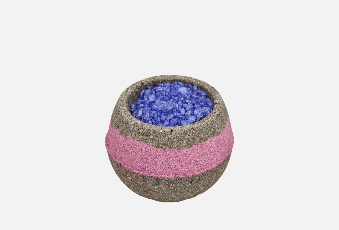Бурлящий шар с солью FABRIK COSMETOLOGY Violet lagoon 1 шт бурлящий шар с солью fabrik cosmetology sandy beach 1 шт