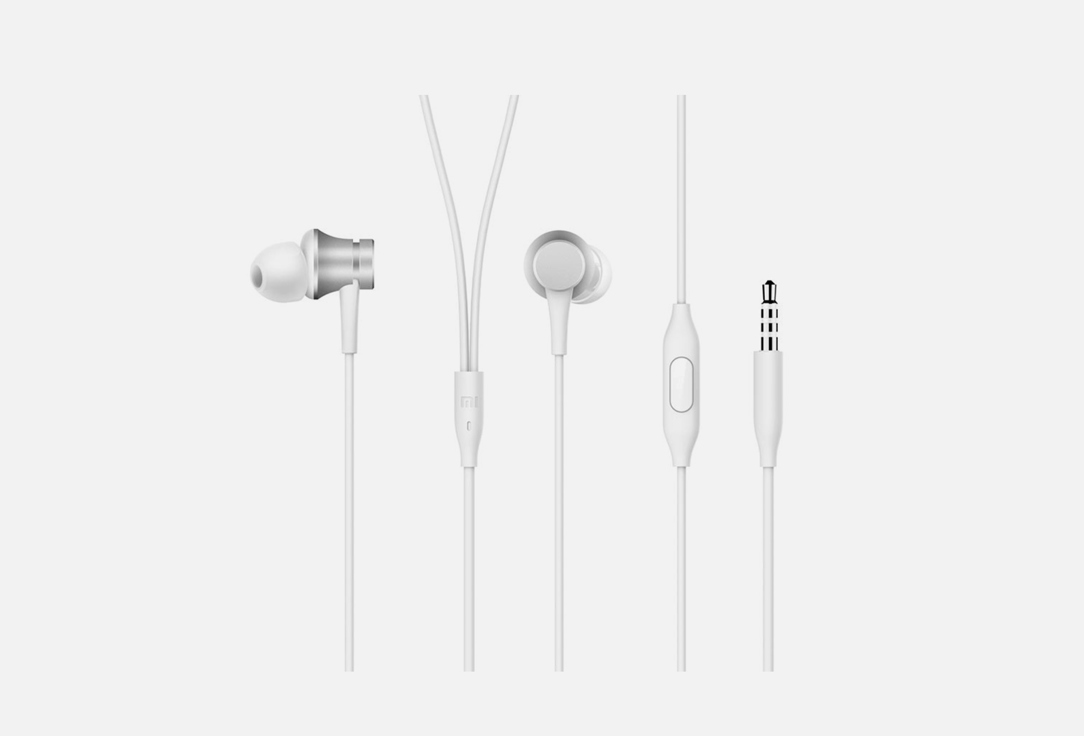 Изображение товара Наушники Xiaomi In-Ear Headphones Basic Silver внутриканальные проводные